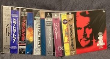 10 Japan Import Laserdisc Lot - Vintage Japanese Pressing Movies Clean LDs