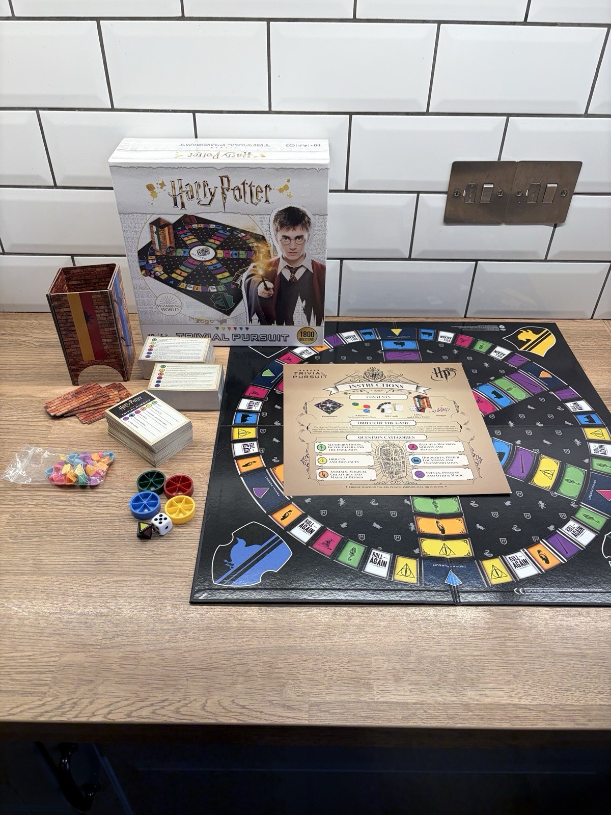 Winning Moves Trivial Pursuit Harry Potter Ultimate Brettspiel 100% vollständig sehr guter Zustand