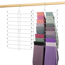 Leggings Hangers for Closet, Metal Yoga Pant Legging Organizer Holds 20 Leggi...