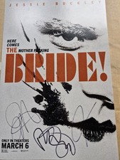 Jake Gyllenhaal Signed The Bride Signed Poster 15x10