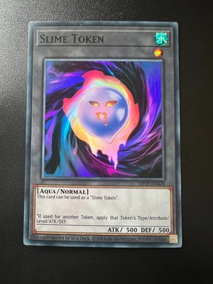 Schleim Token OP19-DE028 Super Rare Near Mint Yugioh