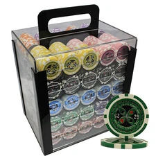 1000pcs 14G ULTIMATE CASINO CLAY POKER CHIPS SET CUSTOM BUILD