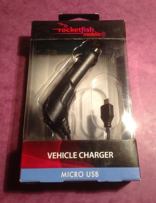 Auto Ladegerät Rocketfish Universal Micro USB Auto MP3 Tablet eReader Ladegerät Brandneu in Verpackung