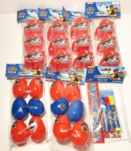 Paw Patrol Easter Basket Eggs & Stationary Set Marshall Chase Markers | eBay