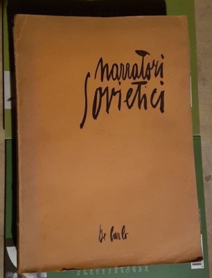 Literatur RUSSLAND * SOWJETISCHE ERZÄHLER * Aufl. De Carlo (1944) S. 763 *Selten*