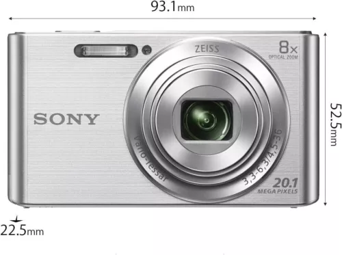 Sony Cyber-Shot DSC-W830 20,1 megapixel fotocamera reflex digitale - argento NUOVO - Foto 11 di 12