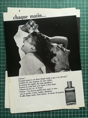 1097 Werbung um 1960 Pantène Haarlotion