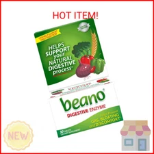 Beano Digestive Enzyme, Gas Prevention & Digestive Enzyme Supplement, 30 Count