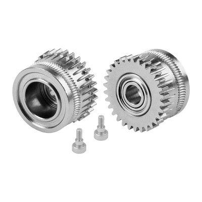 Extruder Gear Set Smooth for 3D Printer for Enhanced Printing Experience