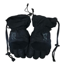 Dakine Gore Tex Gloves Youth Size L Kids 8-10 Years Black Skiing Snowboarding