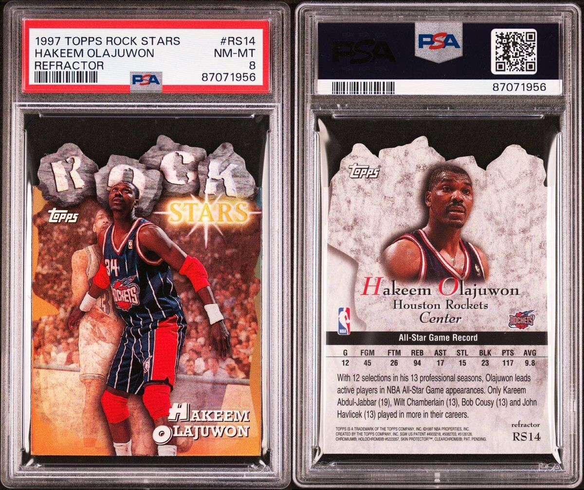 その他 star85 akeem olajuwon RC!!! 1985 Star All Rookies #1 Akeem Hakeem Olajuwon Houston