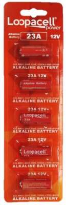 5 PCS FRESH Loopacell  A23 23A/A23/E23A/GP23A/MN21 12V Alkaline Battery 