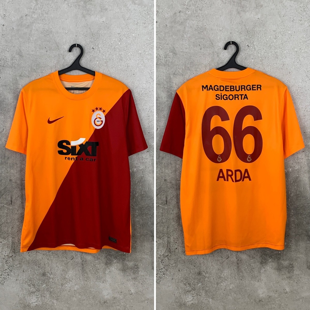 GALATASARAY 2021 2022 HOME FOOTBALL SHIRT #66 ARDA TURAN NIKE
