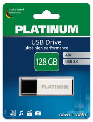 Platinum 128 GB Alu USB-Stick Ultra High Performance USB 3.0 Flash-Speicher