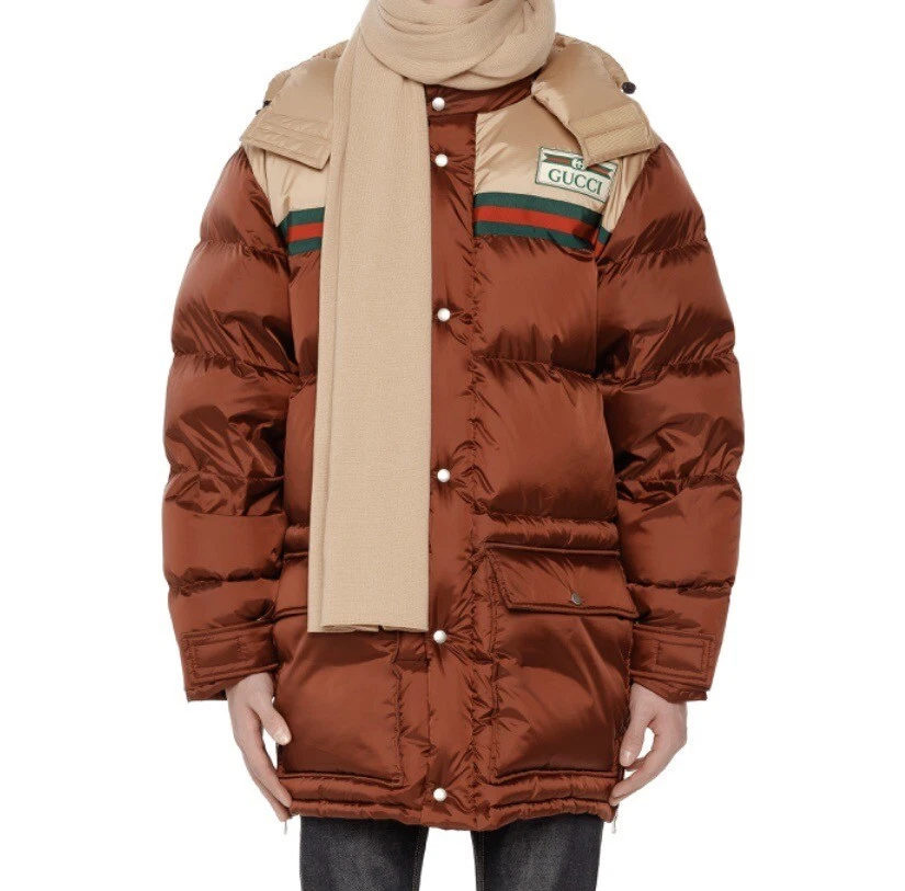 Piumino trapuntato Gucci con logo.48TI UK M. RPP £2.300