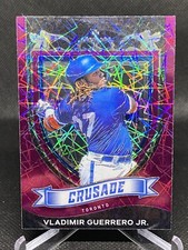 2021 Chronicles Vladimir Guerrero JR Crusade Purple Velocity SP Blue Jays