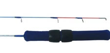 2 Pieces HT Ice Blue Ice Super Flex Fishing Jigging Rod 24” Super Light