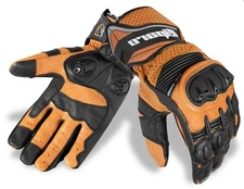 Riparo Leather Motorcycle Gloves Touchscreen Riding with Knuckle Protection