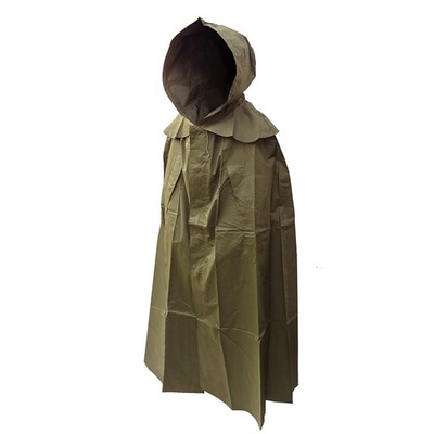 hooded rain cape