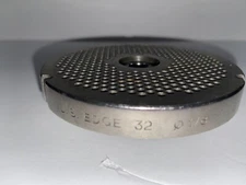 US Edge 32 1/8" Meat Grinder Plate