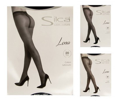 Tights SILCA socks 20 denier sheer elegant large fit suitable for daily life art