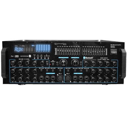 QSC RMX 1850HD Professional 2 Channel Power Amplifier Rack