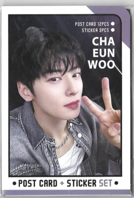 Cha Eun Woo [ASTRO] [Post Card Pack 12P/ Sticker 3P Set] K-Actors  2024.07 