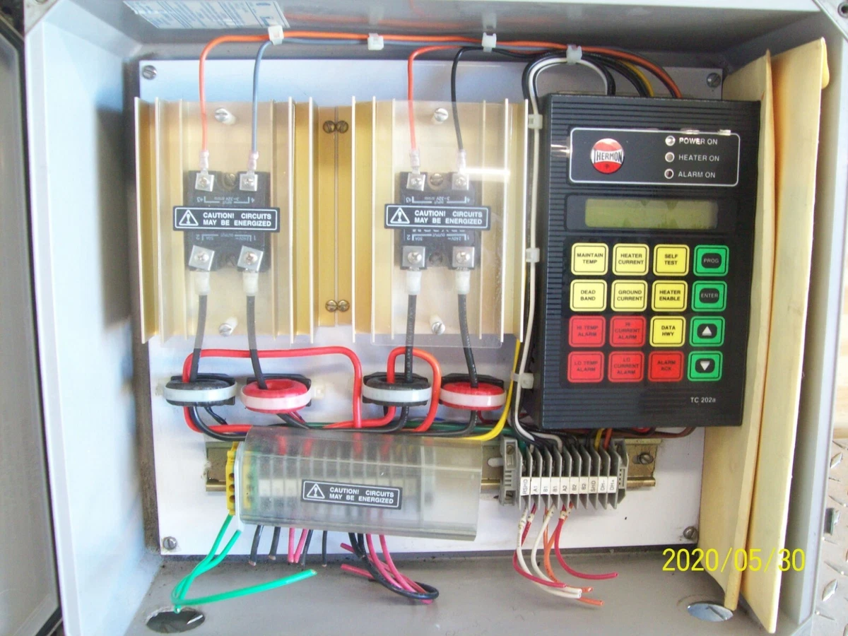 THERMON HEAT TRACING CONTROL u0026amp; MONITORING UNIT , TC  202A-SSR30A-208/240-F-P3 | eBay