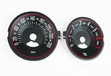 For Dodge Challenger 300km/h - Speedometer Dials from MPH to Km/h Cluster Gauges