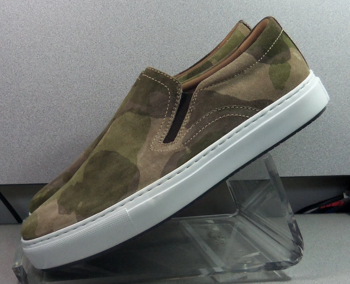 Johnston & Murphy Camo Suede Slip-On Loafer Brown Green Men\'s Size 10M 24-5738 Johnston & Murphy Suede Loafer Casual Shoes for Men for sale  main image 3