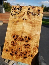 Stabilized mappa burl exotic wood scales. knife blank for Crafts 1911