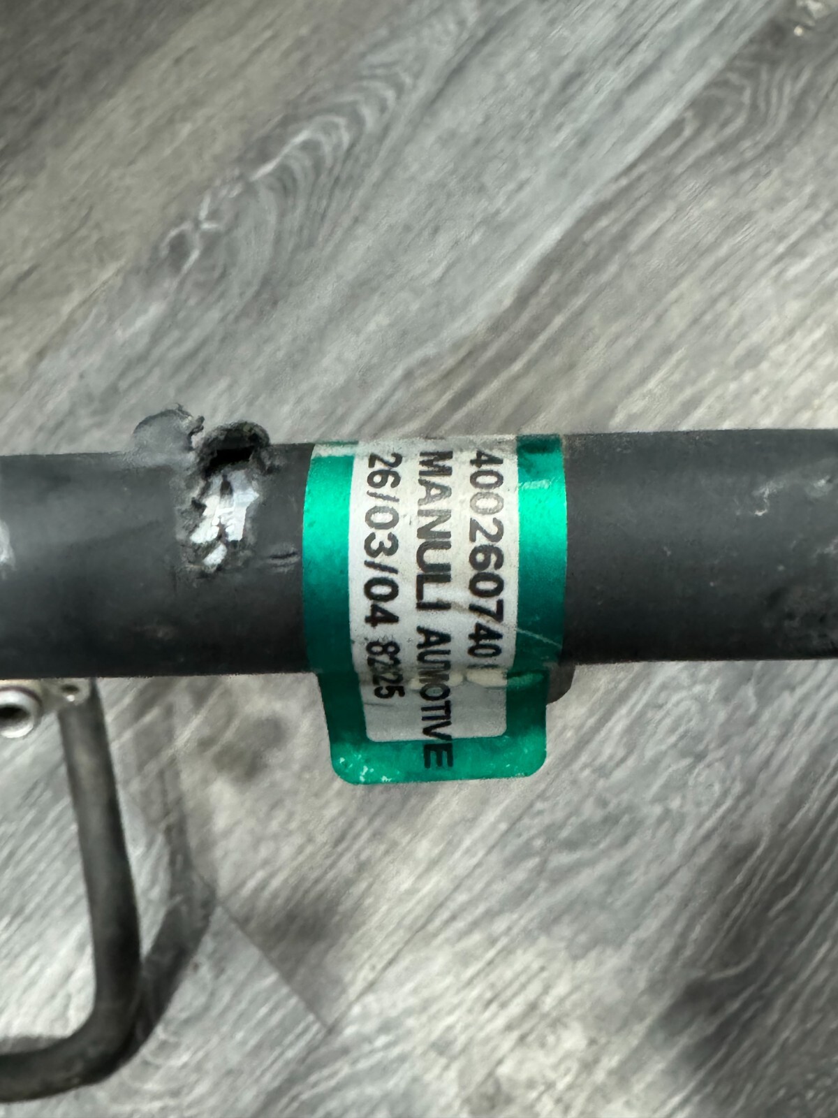 Lamborghini Gallardo, Compressor To Evaporator, A/C Hose, Used, P/N 400260740
