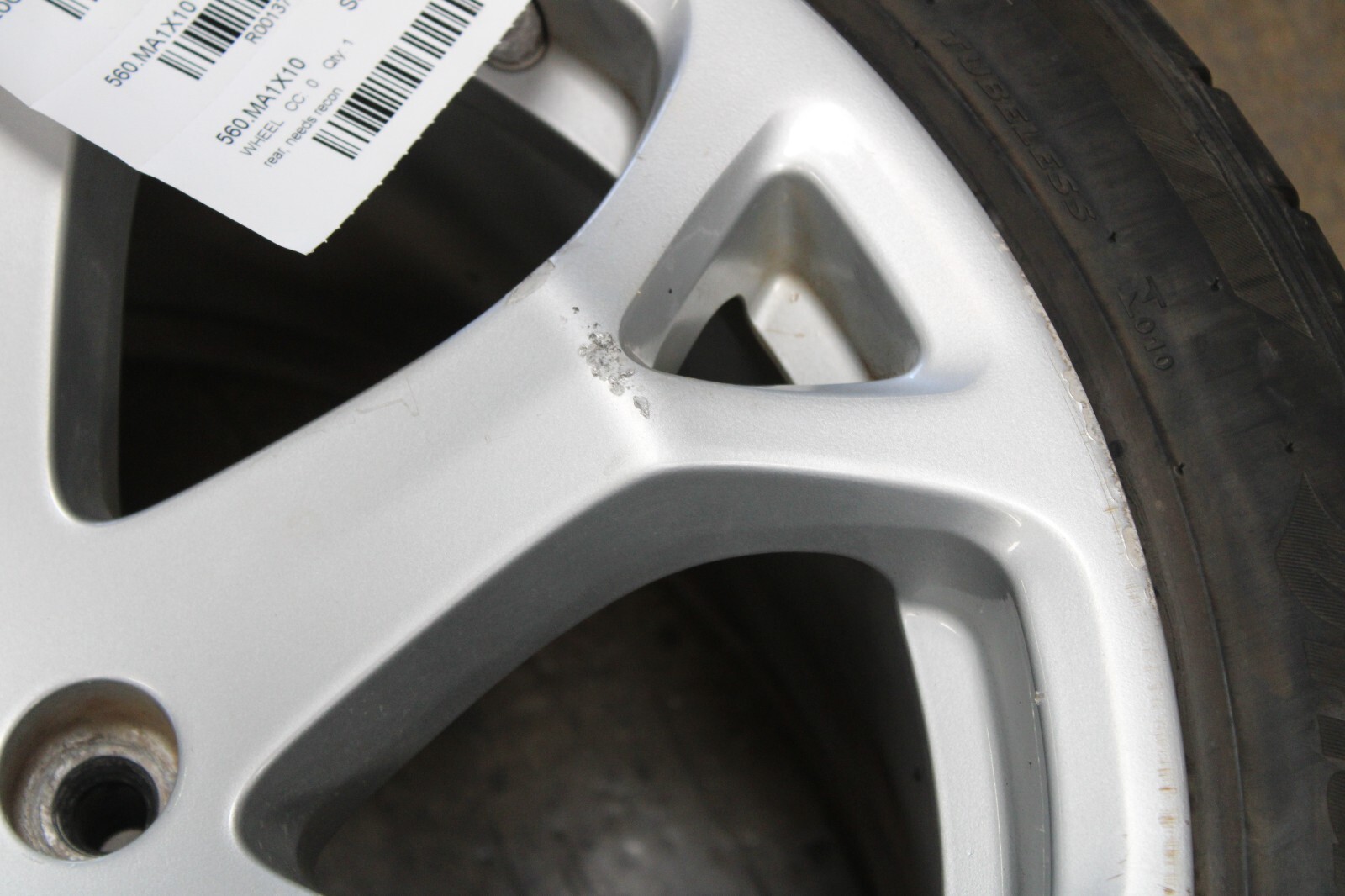 Maserati Quattroporte, Rear Wheel, Needs Recon, Used, P/N 237496