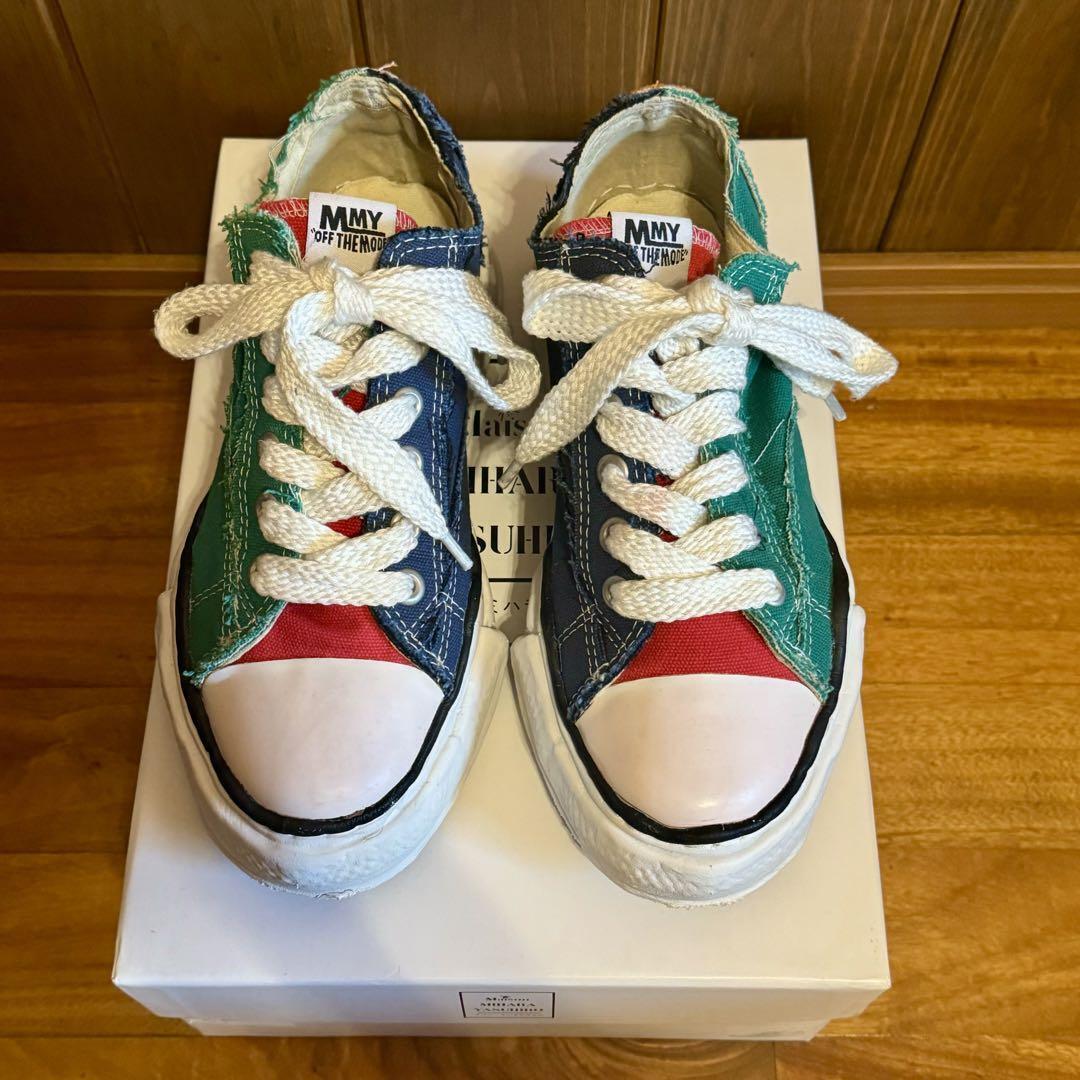 Men's Multicolor Low Top Sneakers, Size 6.0, Maison Mihara Men's Multicolor Low Top Sneakers, Size 6.0, Maison Mihara