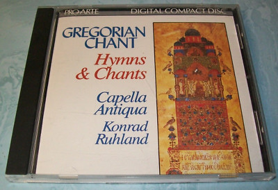 Gregorian Chant: Hymns & Chants by Capella Antiqua/Konrad Ruhland (CD 1986) VGC