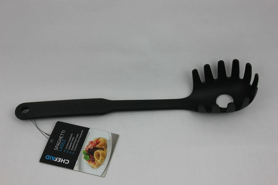 Spaghetti Ladle Utensil Black Nylon ChefAid Spoon Ladle Kitchen set Cooking Tool - Image 2 of 4