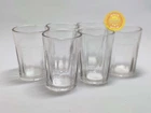 6 pcs Faceted Old USSR Glass Granenny 50-60' years Stakan Soviet Tea Vodka 180ml