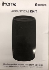 ihome acoustical knit bluetooth speaker