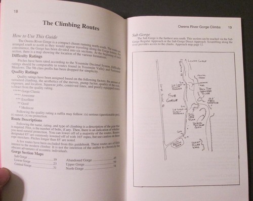 Rare OWENS RIVER GORGE CLIMBS by Marty Lewis 1995 Revised Edition Self Published - Picture 7 of 11