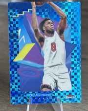 2025-26 Topps Finest OG Anunoby Blue /75 Checkerboard Refractor