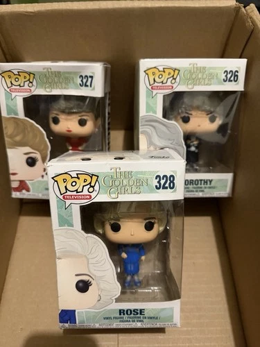 Lot of 3 Funko POP! Television The Golden Girls #326 #327 #328 – Vinyl Figures