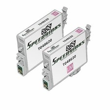 2PK T048620 48 for Epson LIGHT MAGENTA Ink Cartridge RX500 RX600 RX620 R200 R220