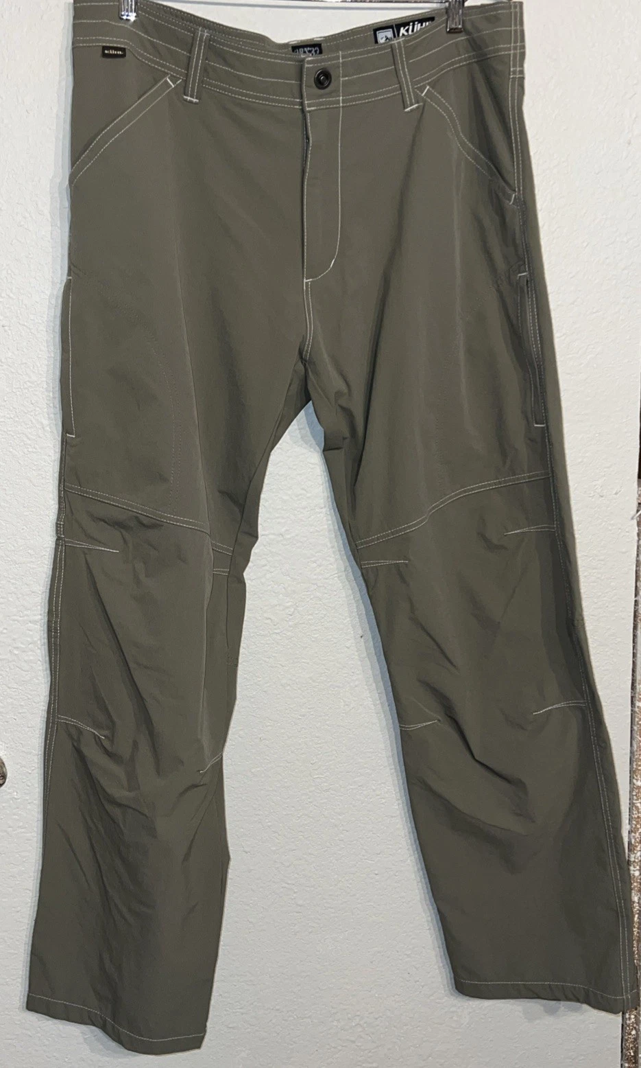 Kuhl “Born In The Mountains” Hiking Pants Mens Sz 38x32 Olive Green