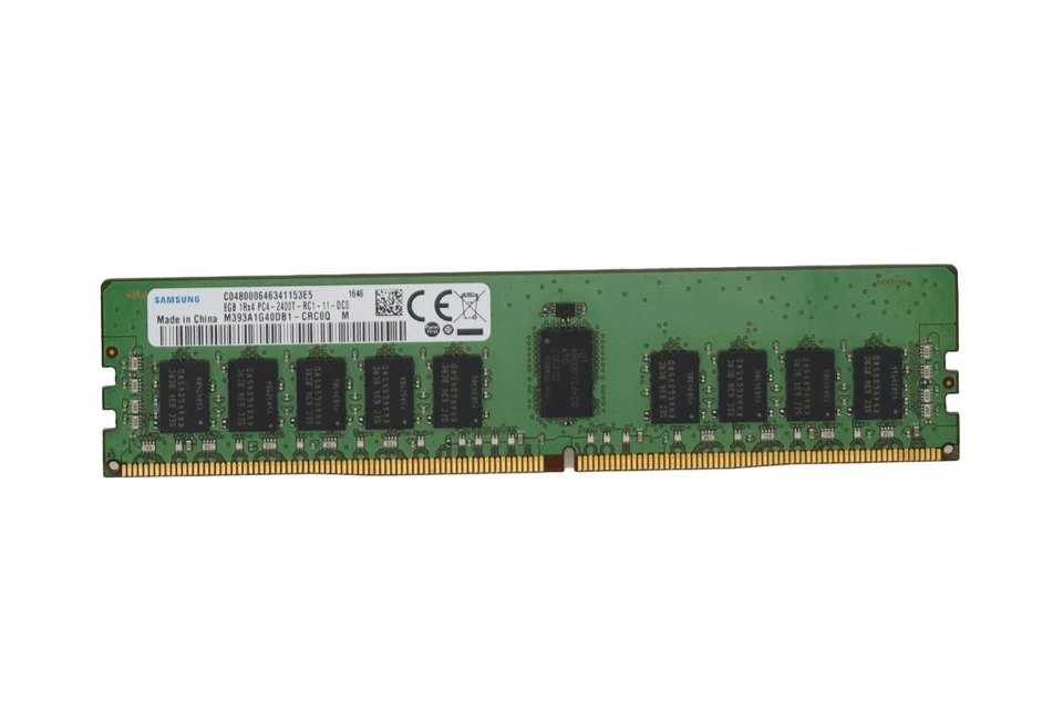 Samsung 8GB DDR4 ECC RDIMM PC4-2400T 2400MHz Server RAM M393A1G40DB1-CRC0Q - Image 1 of 1