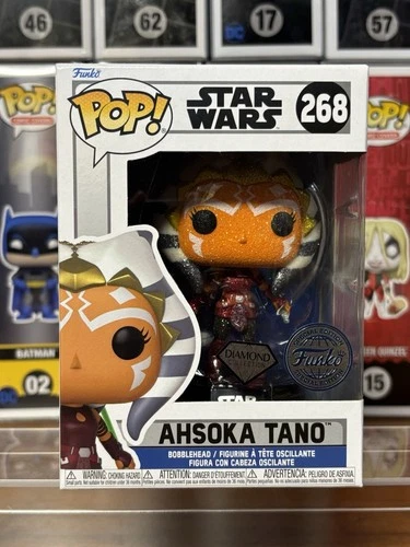 Funko Pop! Star Wars Ahsoka Tano #268 Diamond Glitter SE with Protector