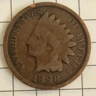 1898 (P) Indian Head Cent Very Good Penny VG