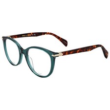 Rag  Bone Women's 51 mm Teal Opticals RNB3023-ZI9-51
