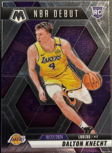 2024-25 Panini Mosaic NBA Debut Dalton Knecht #264 LA Lakers ROOKIE Card!