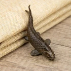 collectable china Tibet copper Bronze lucky Wealth fish statues fishs tank fish