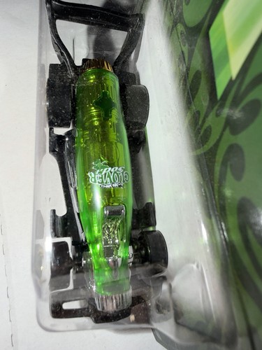 HOT WHEELS CLOVER CARS 2008 GREEN CARBONATOR DIECAST BOTTLE OPENER NEW SEALED - Afbeelding 7 van 8